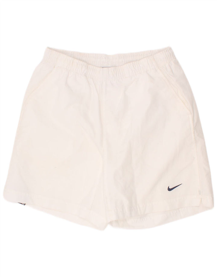 Pantaloni scurți sport Nike pentru băieți 12-13 ani, mari, alb