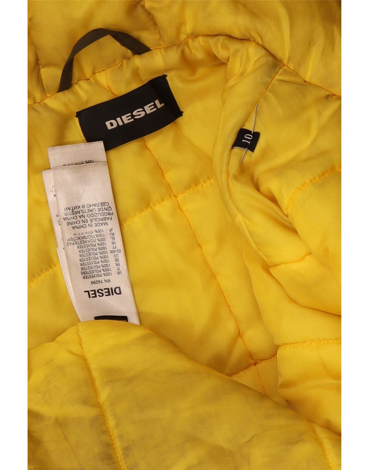 Jachetă parka cu glugă pentru băieți Diesel 9-10 ani Kaki Poliester