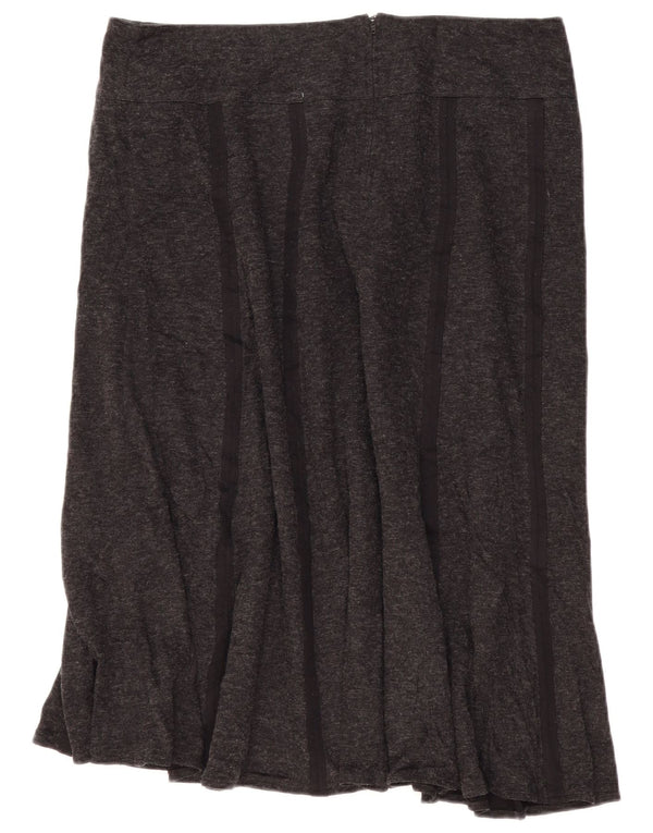 Fusta dreaptă pentru femei MARKS & SPENCER UK 18 XL W36 gri acrilic cu pături
