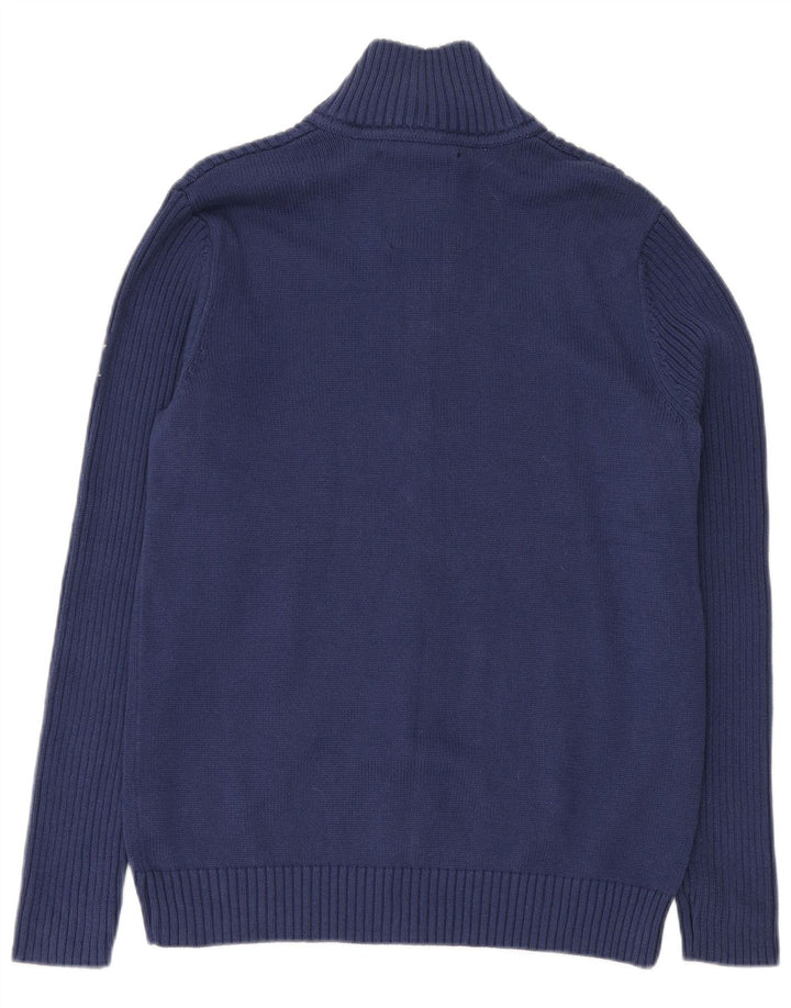 Pulover cardigan pentru bărbați Calvin Klein Jeans, bumbac bleumarin 3XL