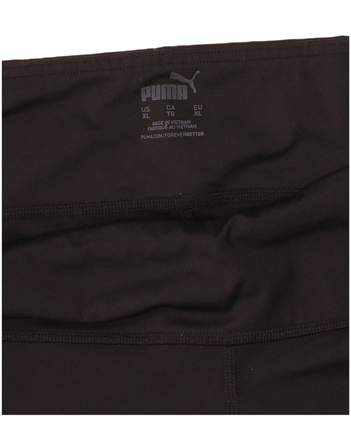 Leggings pentru femei Puma UK 18 XL negru colorblock