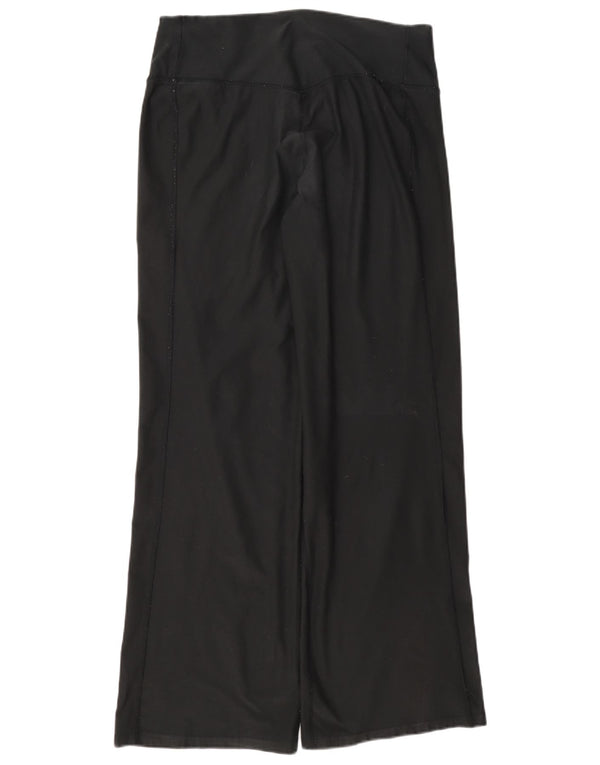 Pantaloni de trening Nike Dri Fit Wide Leg UK 14 Medium Negru