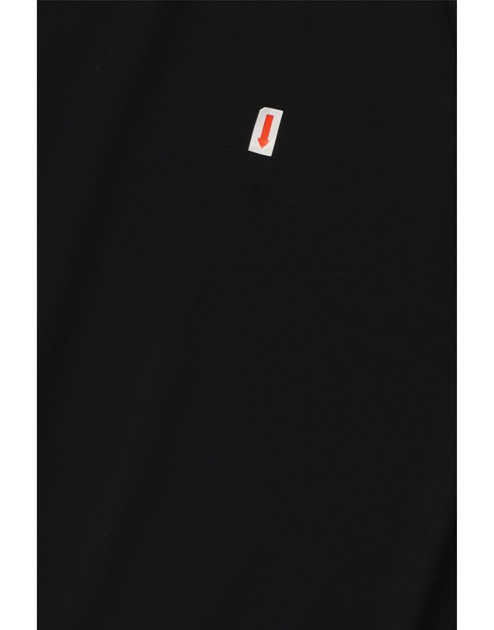 Top de trening NIKE Dri Fit, cu fermoar și gât, pentru femei, UK 10, negru