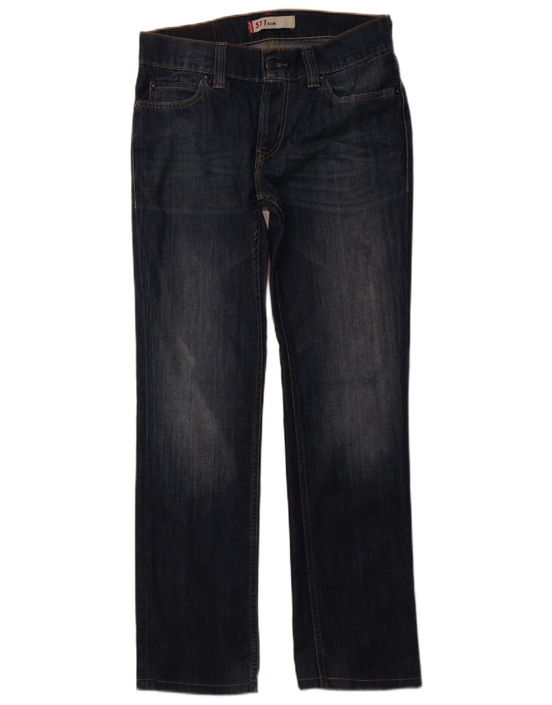 Blugi slim pentru femei LEVI'S W33 L31 bumbac bleumarin