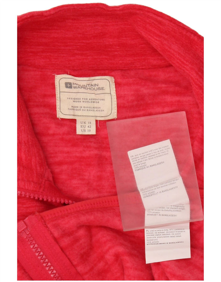 Jachetă polară pentru femei Mountain Warehouse UK 14, mare, roz, poliester