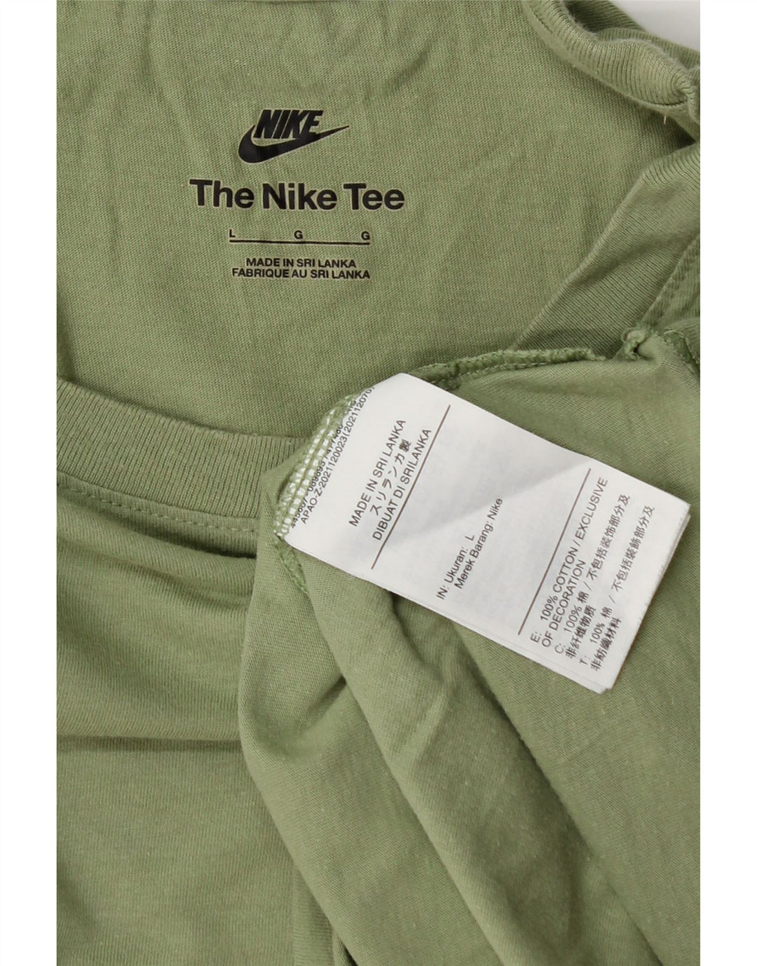Tricou pentru bărbați Nike Top mare din bumbac verde