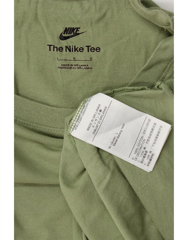 Tricou pentru bărbați Nike Top mare din bumbac verde