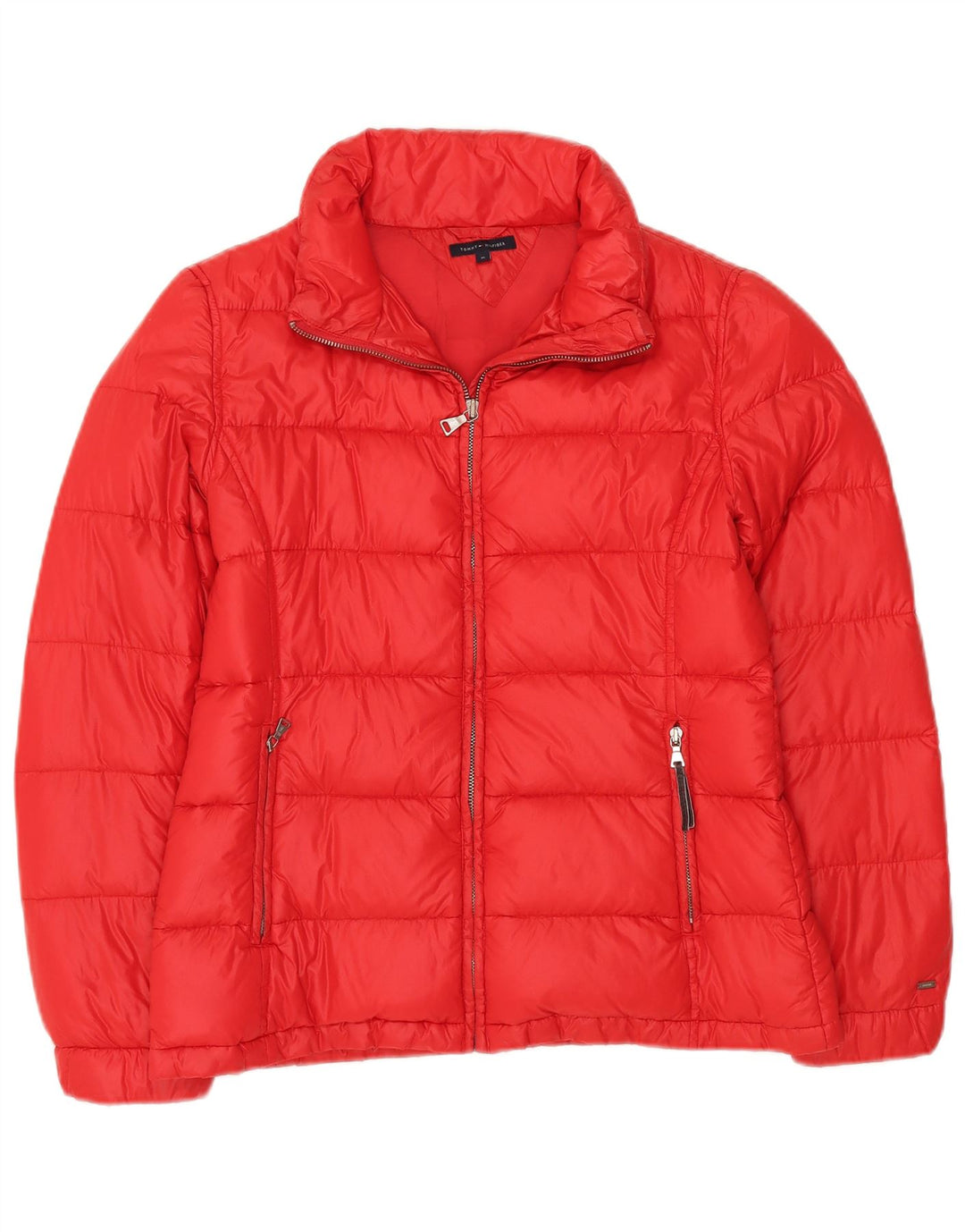 Jachetă căptușită pentru femei Tommy Hilfiger UK 14 Medium Red Nylon