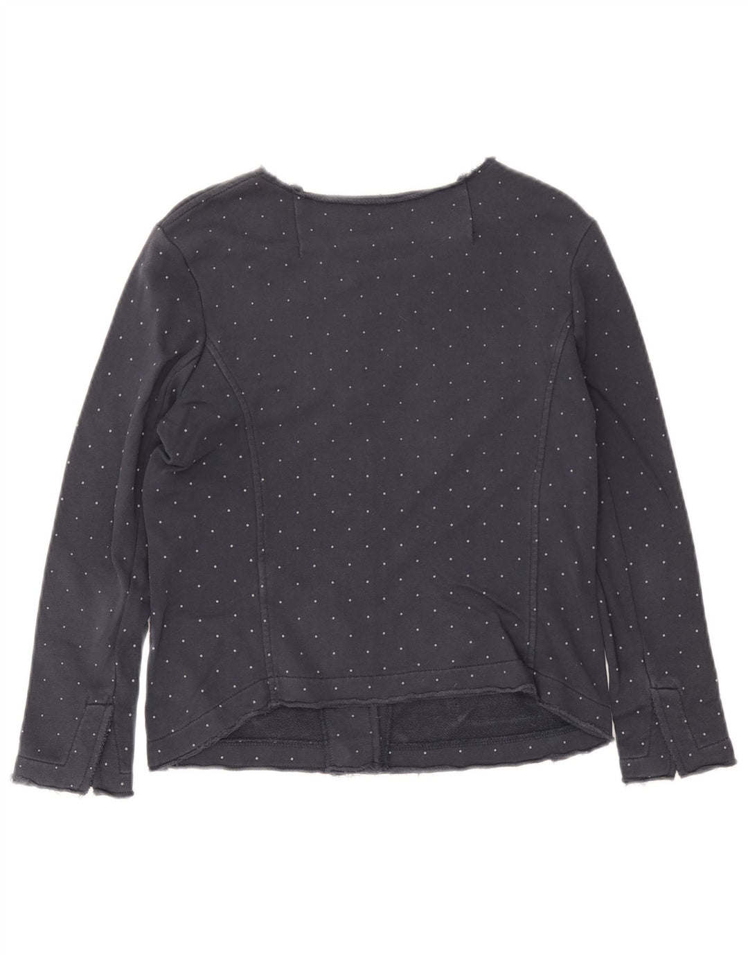 Sun68 Jachetă pentru femei Crop Utility UK 10 Bumbac cu pete, albastru marin mic