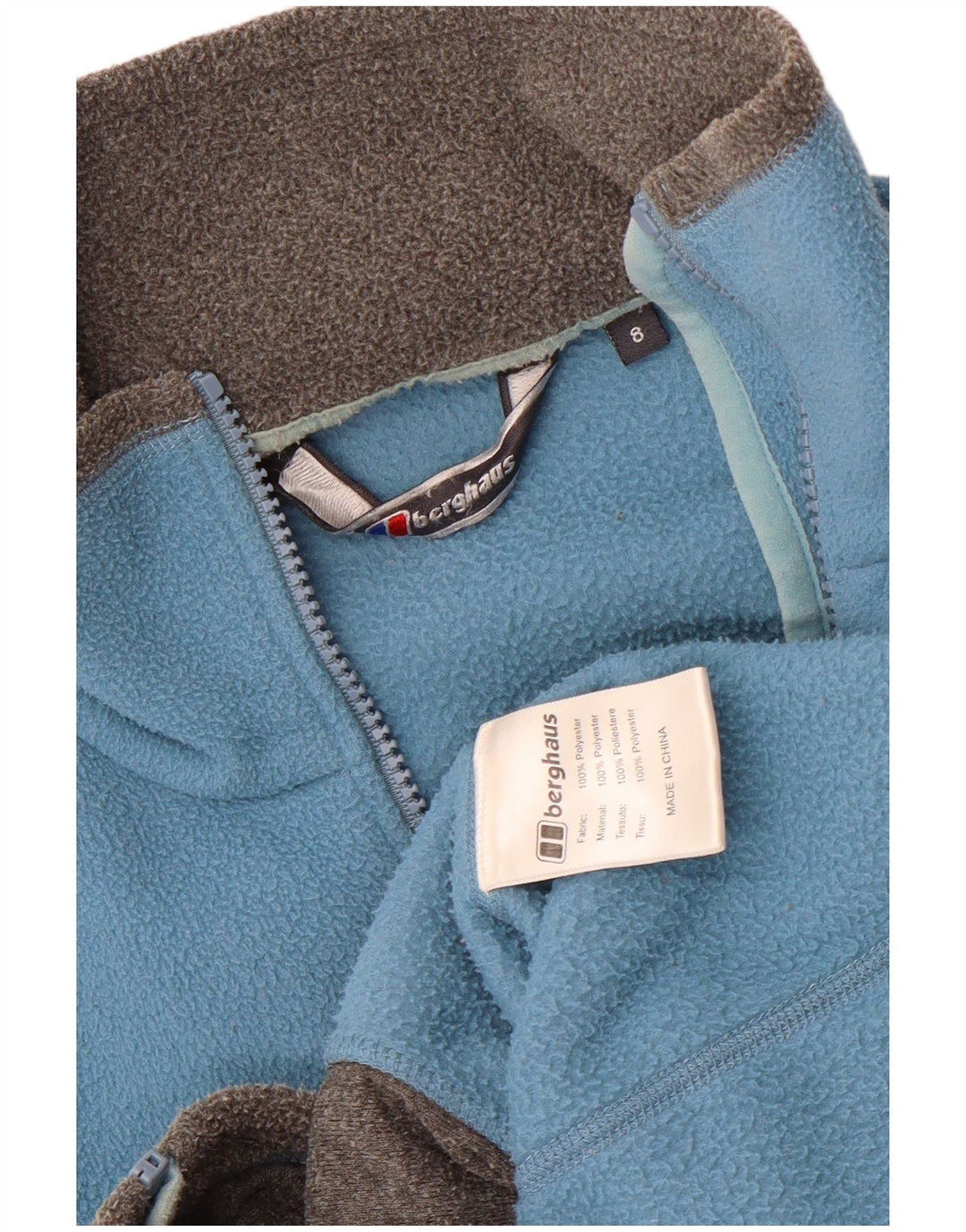 Jachetă fleece supradimensionată pentru femei Berghaus UK 8 Small Blue Poliester