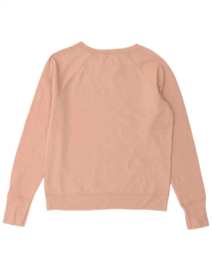 CHAMPION Womens Graphic Sweatshirt Jumper UK 10 Small Pink Polyester