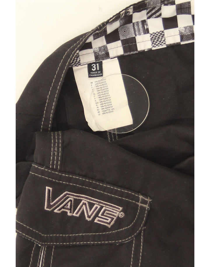 Pantaloni scurți de înot Vans pentru bărbați, poliester mediu negru
