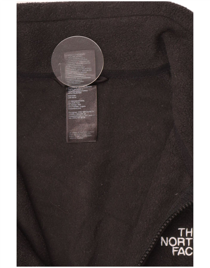 The North Face Mens Liner Fleece Jacket UK 38 Medium Black Poliester