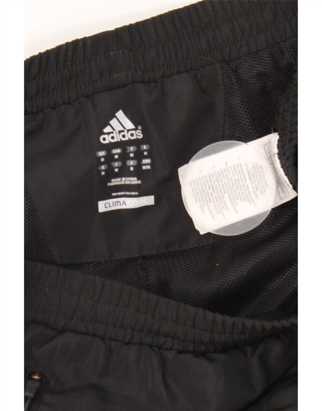 Pantaloni de trening Adidas Climacool pentru bărbați, negru mediu, poliester bloc de culoare
