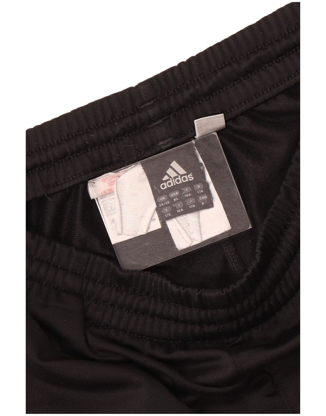 Adidas Băieți Pantaloni Trening Pantaloni Joggeri 15-16 Ani Poliester Negru