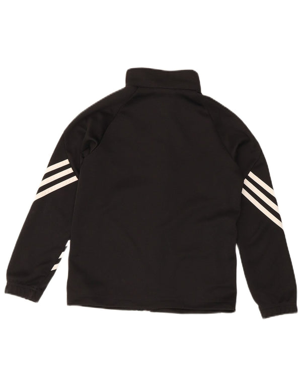 Adidas Boys Regular Fit Trening Top Jachetă 7-8 Ani Negru Sport