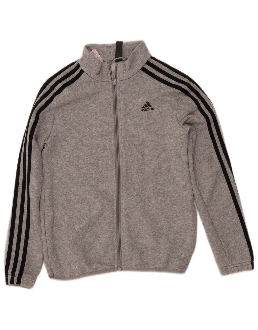Jachetă de trening ADIDAS Primegreen pentru băieți 9-10 ani, bumbac gri