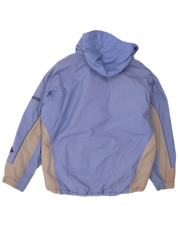 Jachetă de schi Columbia Omni-Tech pentru femei UK 18 XL, albastru, nailon color bloc