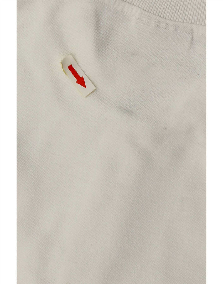 Tricou polo pentru bărbați Think Pink, mic alb