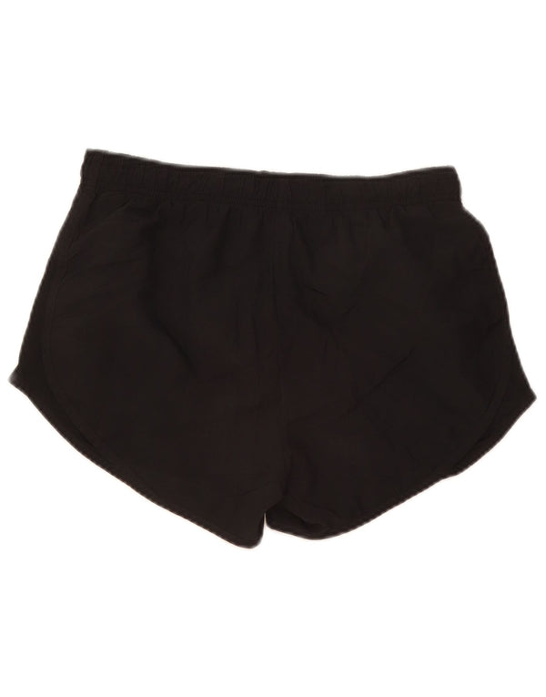 Pantaloni scurți sport Nike Dri Fit pentru femei UK 10, poliester negru mic