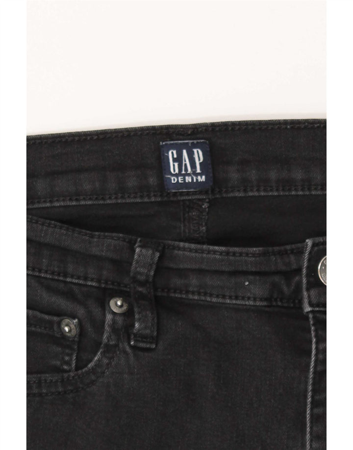 Blugi drepti pentru femei Gap W31 L30 bumbac negru