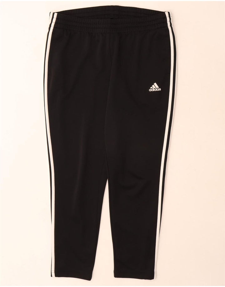 Pantaloni de trening Adidas pentru femei Marea Britanie 16/18 Poliester negru mare