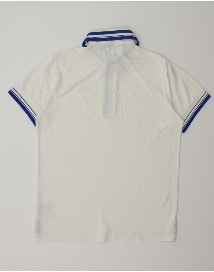 KAPPA Mens Polo Shirt Medium White Cotton Vintage Kappa and Second-Hand Kappa from Messina Hembry 