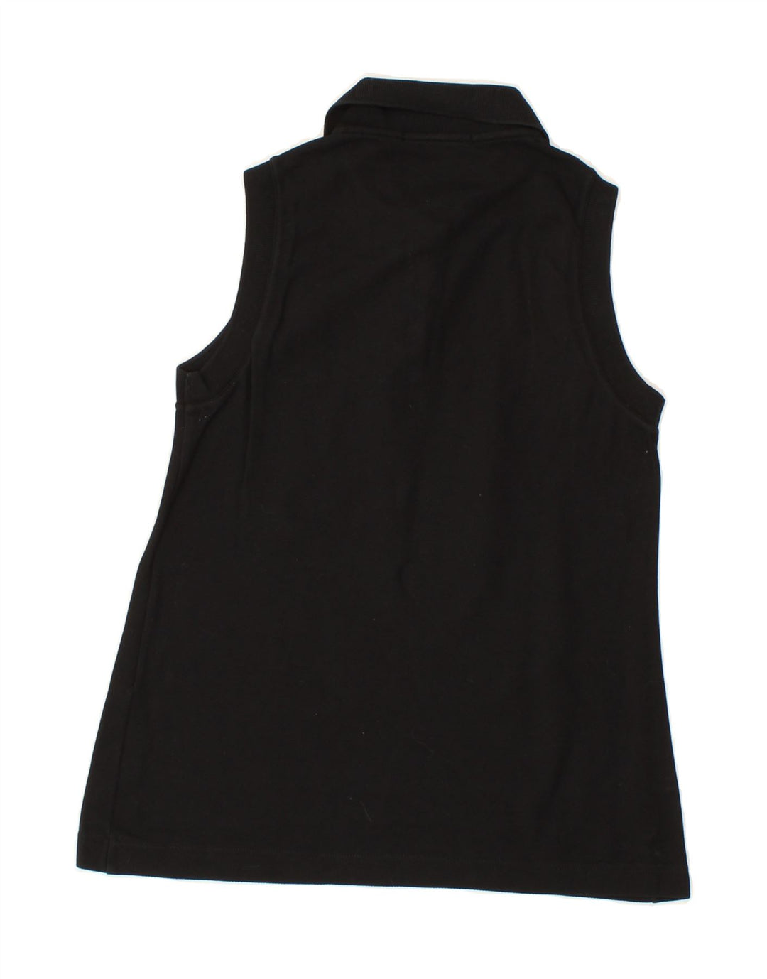 FILA Womens Sleeveless Polo Shirt IT 44 Medium Black Cotton Vintage Fila and Second-Hand Fila from Messina Hembry 