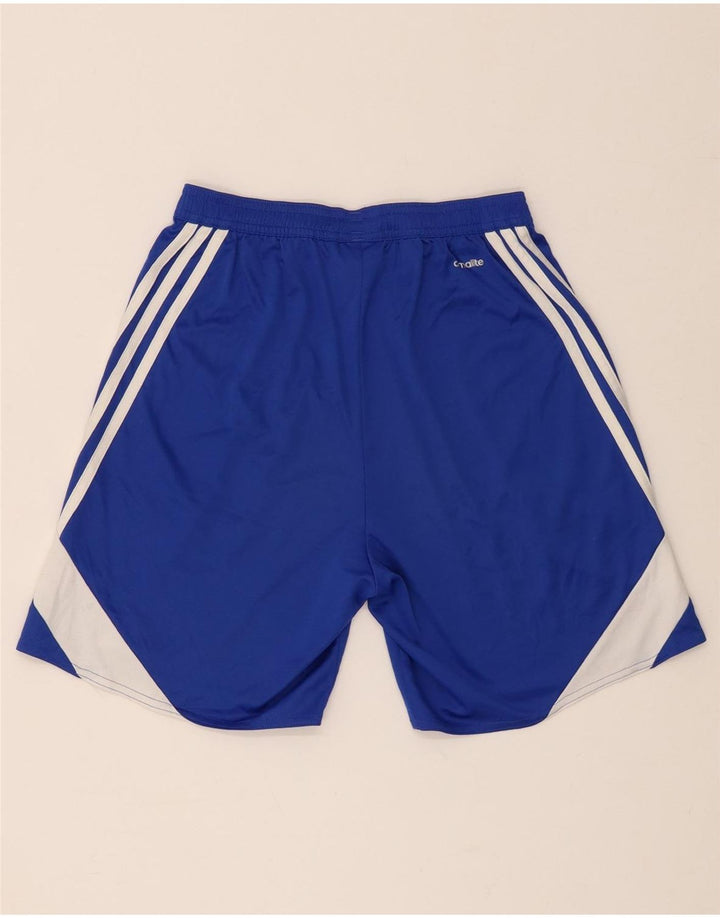 Pantaloni scurți sport Climalite Adidas pentru bărbați, albastru, poliester color bloc