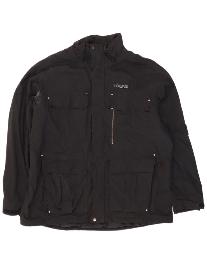 Jachetă Columbia pentru bărbați, UK 44 2XL, nailon negru