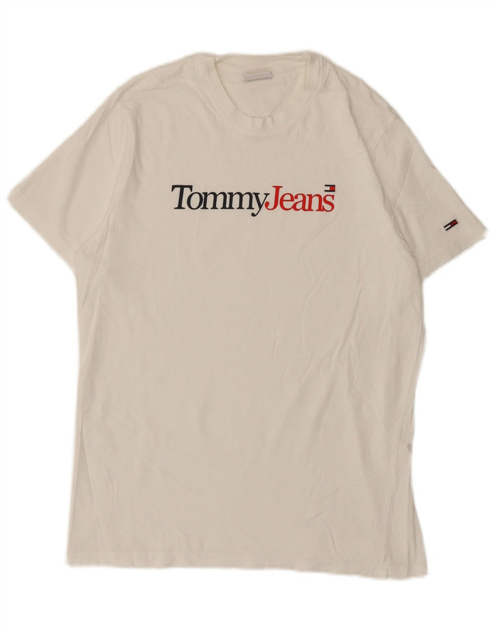 Tricou grafic Tommy Hilfiger pentru bărbați Top mic alb