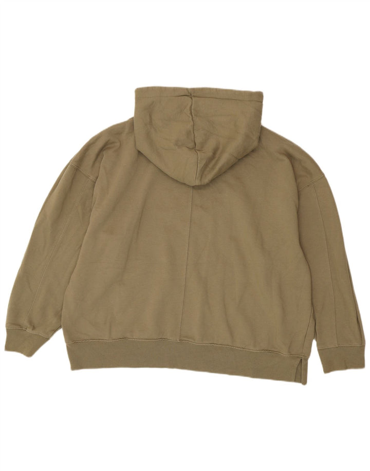 Pulover supradimensionat pentru femei Topshop UK 12/14 Poliester kaki mediu