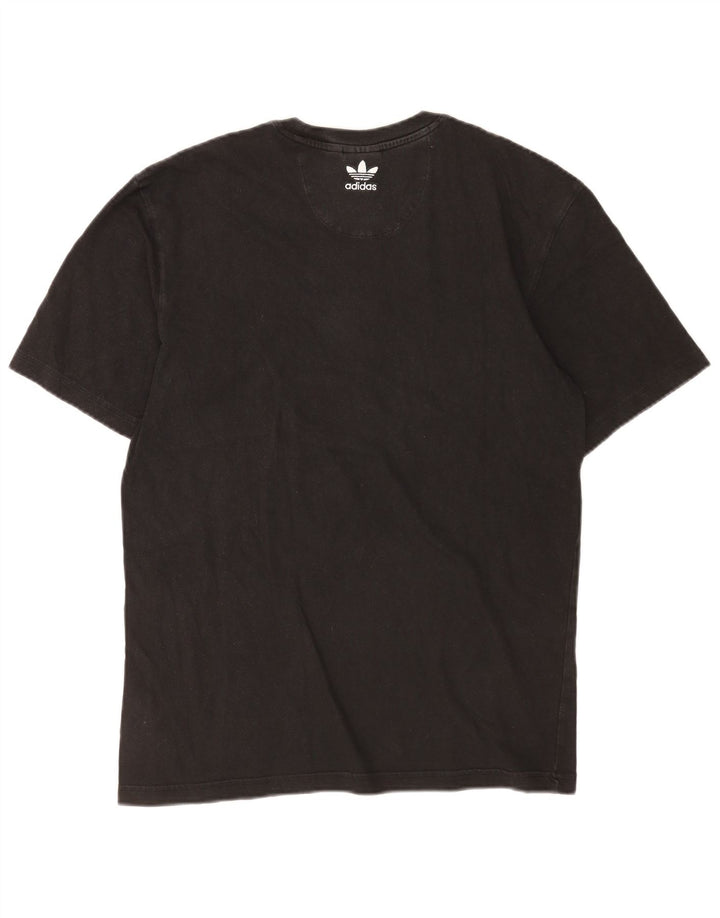 Tricou pentru bărbați Adidas Top mic, negru, bumbac