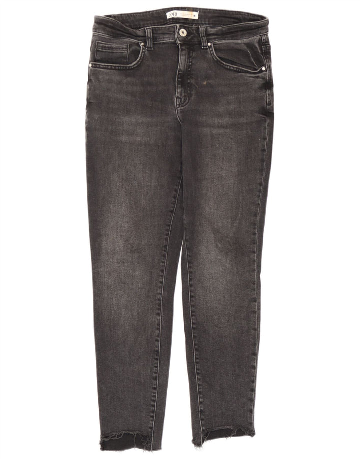 Blugi slim pentru femei Zara EU 42 Large W32 L26 Gri