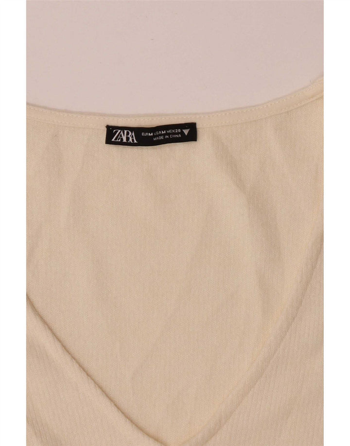 Pulover Bolero pentru Damă Zara UK 12 Medium Alb