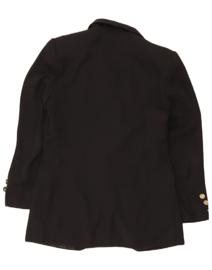 Jachetă Blazer pentru femei Bianca cu paragate cu 1 nasture EU 36 Poliester negru mic