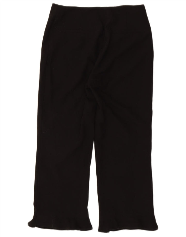 Pantaloni Capri Topshop pentru femei UK 8 Small W27 L22 Poliester negru