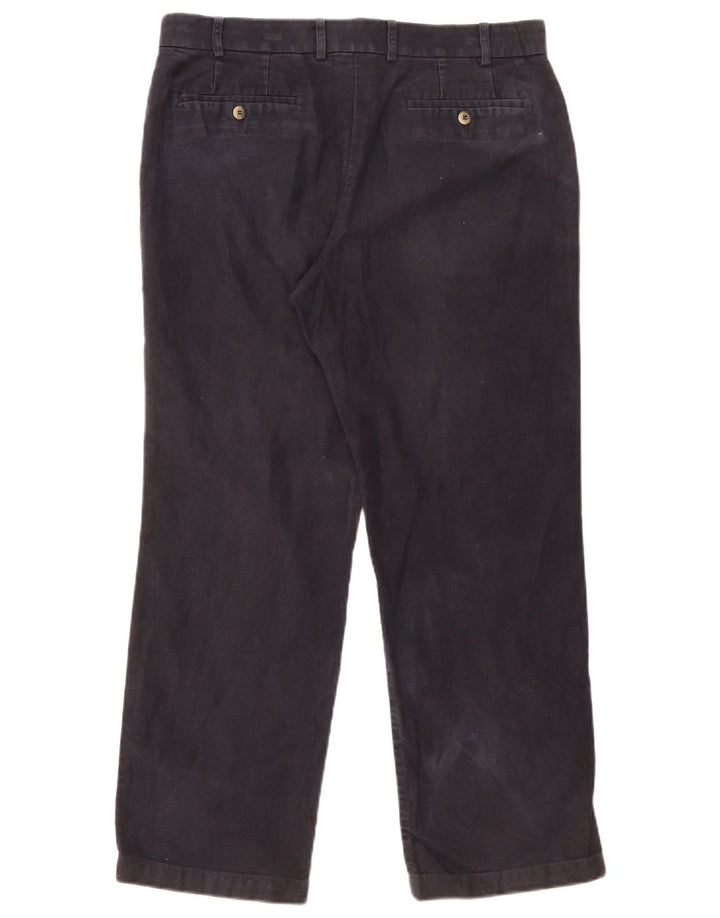 MARKS & SPENCER Pantaloni chino pentru bărbați Blue Harbour W36 L29 bleumarin