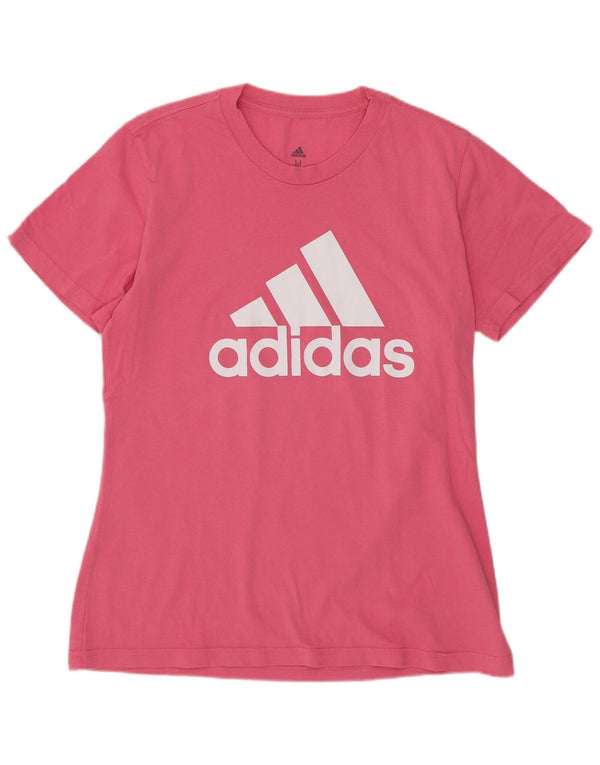 Tricou grafic Adidas pentru femei Top UK 12/14 Medium Pink