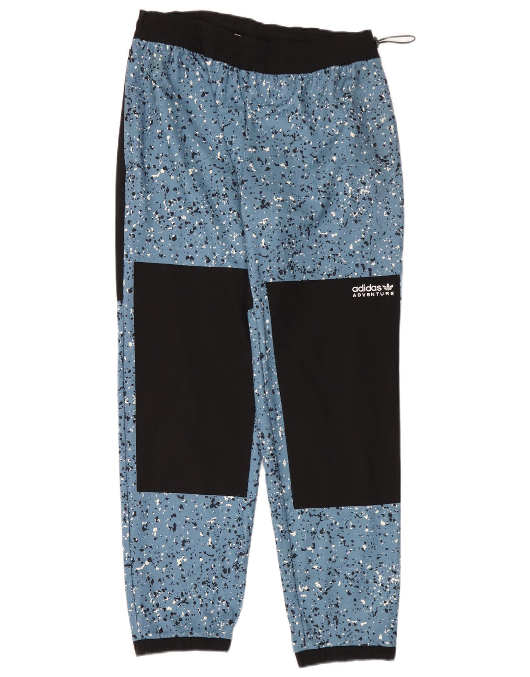 Pantaloni Adidas pentru bărbați Adventure Windbreaker, mari, albastru, poliester cu pete