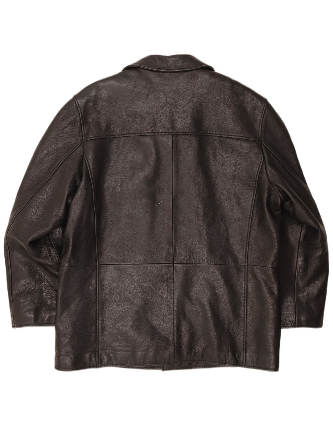 Jachetă de piele pentru bărbați VINTAGE UK 46 3XL Piele neagră