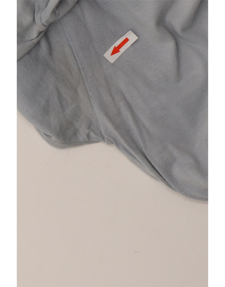 Tricou grafic REEBOK pentru bărbați Top mare din bumbac albastru