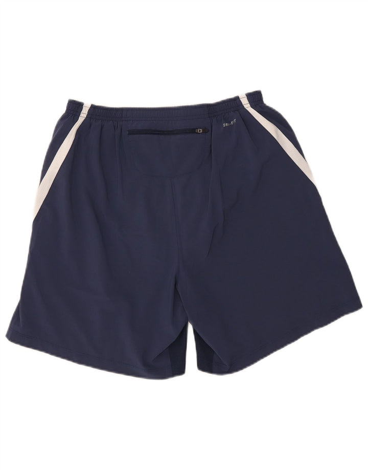 Pantaloni scurți sport Nike Dri Fit pentru bărbați, mari, bleumarin, poliester color bloc