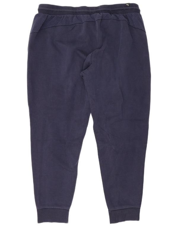 Pantaloni de trening Puma Graphic pentru bărbați Pantaloni de jogging 2XL Bumbac bleumarin