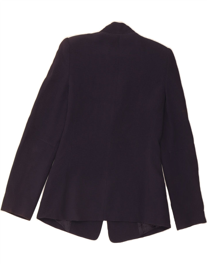 FENDI Womens 1 Button Blazer Jacket IT 40 Small Navy Blue Acetate Classic Vintage Fendi and Second-Hand Fendi from Messina Hembry 