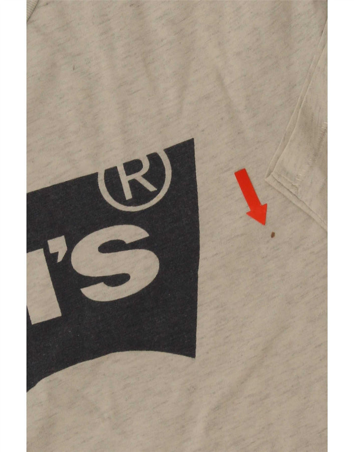 Tricou cu grafică Levi's pentru bărbați Top mare, gri pete