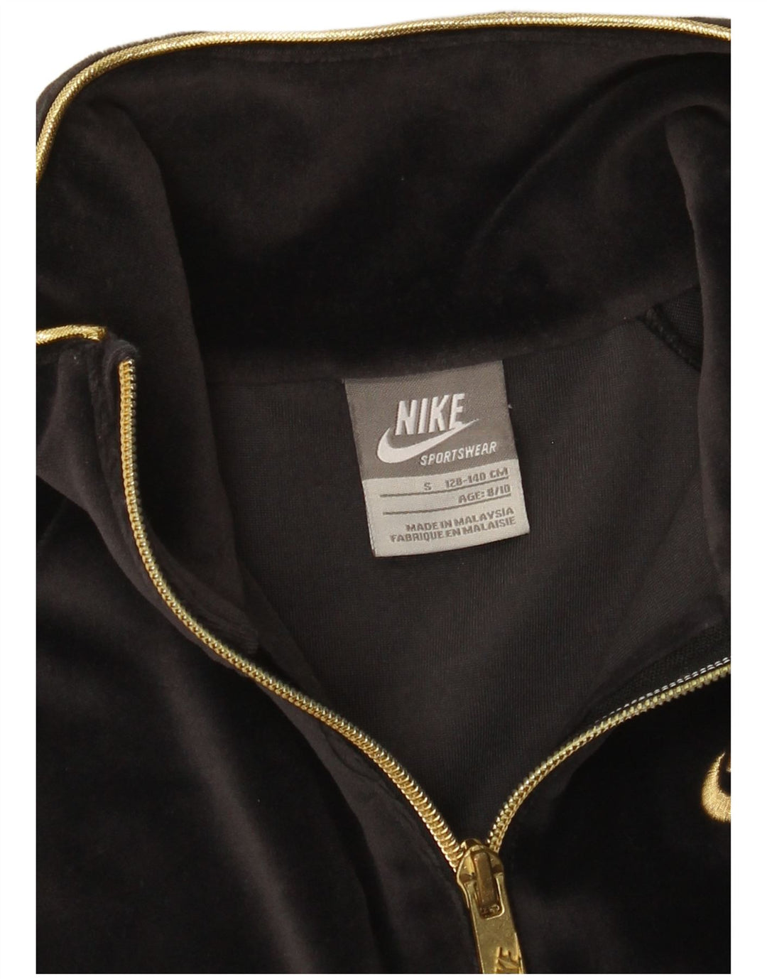 Jachetă de trening pentru fete Nike 8-9 ani, gri mică