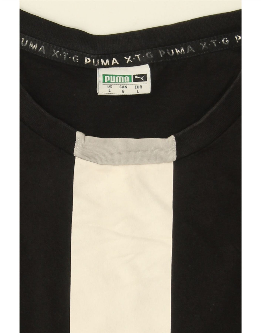 Tricou pentru bărbați PUMA Top mare negru Colorblock