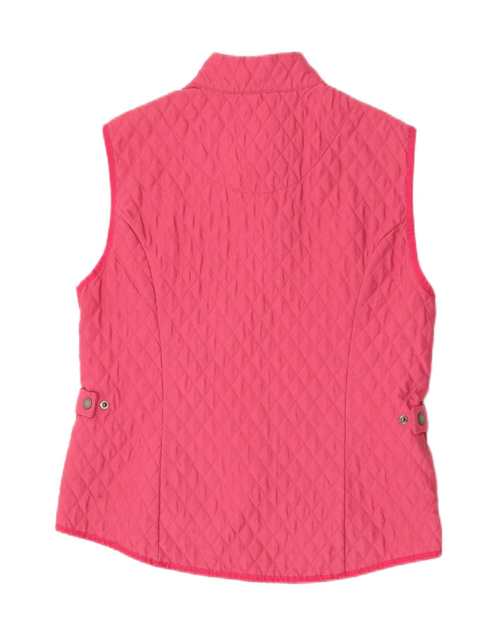 Gilet matlasat pentru femei Barbour UK 12, poliester roz mediu