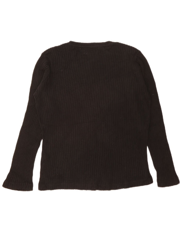 Pulover pentru femei Rifle cu gât de barcă UK 16, mare, bumbac cu dungi negre